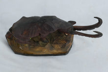 Load image into Gallery viewer, WWII-Era Hand-Carved Wooden Ibex Figurine – “Bolzano, Italy – May 1945” Souvenir Carving
