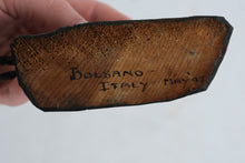 Load image into Gallery viewer, WWII-Era Hand-Carved Wooden Ibex Figurine – “Bolzano, Italy – May 1945” Souvenir Carving
