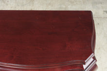 Load image into Gallery viewer, Traditional Bombe Chest Nightstand with Two Drawers and Brass Ring Pulls
