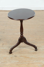 Load image into Gallery viewer, Bombay Company Dark Cherry Oval Tilt Top Accent Table
