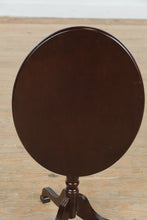 Load image into Gallery viewer, Bombay Company Dark Cherry Oval Tilt Top Accent Table
