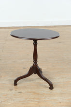 Load image into Gallery viewer, Bombay Company Dark Cherry Oval Tilt Top Accent Table
