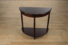 Load image into Gallery viewer, Black Cherry Bombay Demi-Lune Console Table
