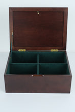 Load image into Gallery viewer, Bombay Company Wooden Jewelry / Keepsake Box – Glass Photo Lid

