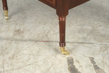 Load image into Gallery viewer, The Bombay Company Mahogany Finish Butler Tray Side Table with Drawer
