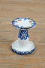Load image into Gallery viewer, Bombay Blue &amp; White Porcelain Toothbrush Holder
