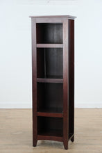 Load image into Gallery viewer, Simple Wood Bookshelf / Media Tower – 63” Tall
