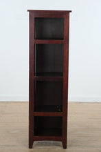 Load image into Gallery viewer, Simple Wood Bookshelf / Media Tower – 63” Tall
