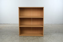 Load image into Gallery viewer, Modern Beech Finish Adjustable 3-Shelf Bookcase
