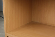 Load image into Gallery viewer, Modern Beech Finish Adjustable 3-Shelf Bookcase
