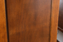 Load image into Gallery viewer, Large Amish Solid Wood Entertainment Center with Display Cabinets and Media Storage

