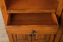 Load image into Gallery viewer, Large Amish Solid Wood Entertainment Center with Display Cabinets and Media Storage
