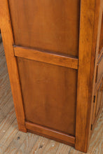 Load image into Gallery viewer, Large Amish Solid Wood Entertainment Center with Display Cabinets and Media Storage
