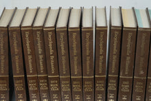 Load image into Gallery viewer, Encyclopedia Britannica Book of the Year 1975 to 1987 Vintage 13 Volume Hardcover Set
