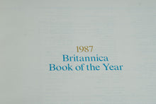 Load image into Gallery viewer, Encyclopedia Britannica Book of the Year 1975 to 1987 Vintage 13 Volume Hardcover Set
