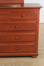 Load image into Gallery viewer, Borkholder Solid Cherry 11-Drawer Dresser &amp; Mirror – Amish-Made
