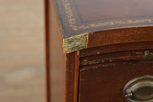 Load image into Gallery viewer, Bow Front Bachelor’s Chest with Leather Top &amp; Pull-Out Table

