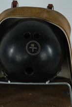 Load image into Gallery viewer, Vintage Bowling Ball with Leather Carrying Bag – Hammer / Fab

