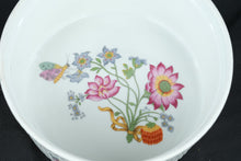 Load image into Gallery viewer, Le Faune Fireproof Porcelain Nesting Baking Bowl Set 4 Floral Butterfly France

