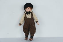 Load image into Gallery viewer, Porcelain Boy Doll 19 Inch Brown Eyes Vintage Style Victorian Clothing

