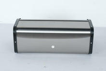 Load image into Gallery viewer, Brabantia Stainless Steel Roll Top Bread Box Black Kitchen Counter Storage 18 Inch

