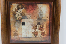 Load image into Gallery viewer, Framed Autumn Botanical Leaf Wall Art Print Contemporary Nature Decor
