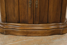 Load image into Gallery viewer, Brandt Antique Cherry Curved Front Cabinet Sideboard 33 Inch
