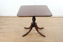 Load image into Gallery viewer, Vintage Brandt Mahogany Flip Top Game Table with Swivel Expansion
