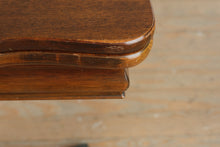 Load image into Gallery viewer, Solid Mahogany Flip-Top Pedestal Table by Brandt Furniture
