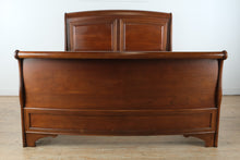 Load image into Gallery viewer, Brandy Queen Size Sleigh Bed with Paneled Headboard and Cherry Finish

