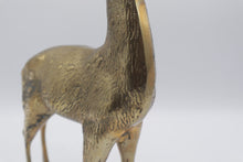Load image into Gallery viewer, Vintage Korean Brass Stag Deer Figurine 14 Inch Standing Buck Sculpture

