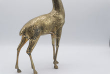 Load image into Gallery viewer, Vintage Korean Brass Stag Deer Figurine 14 Inch Standing Buck Sculpture

