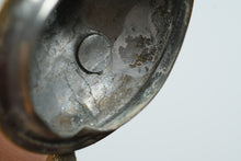 Load image into Gallery viewer, Antique Hand Hammered Brass Coffee Pot with Lid Copper Rivets Middle Eastern Style
