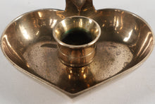 Load image into Gallery viewer, Brass Heart Candle Holder

