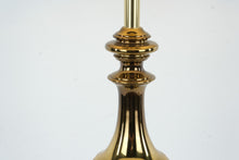 Load image into Gallery viewer, Brass Tone Urn Form Table Lamp 34 Inch With Shade
