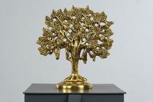 Load image into Gallery viewer, Gold Tone Tree of Life Metal Sculpture Decorative Tabletop Figurine
