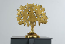 Load image into Gallery viewer, Gold Tone Tree of Life Metal Sculpture Decorative Tabletop Figurine
