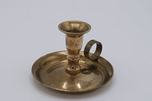 Load image into Gallery viewer, Classic Brass Finger Loop Candle Holder
