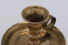 Load image into Gallery viewer, Classic Brass Finger Loop Candle Holder
