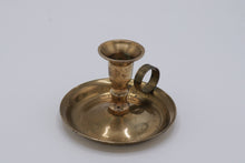 Load image into Gallery viewer, Classic Brass Finger Loop Candle Holder
