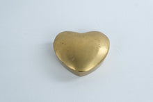 Load image into Gallery viewer, Vintage Brass Heart Trinket Box Jewelry Keepsake 4 Inch
