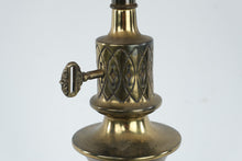 Load image into Gallery viewer, Vintage Brass Table Lamp Ornate Hollywood Regency Key Switch 27 Inch
