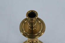 Load image into Gallery viewer, Solid Brass Candlestick – Round Stepped Base – 10.5” Tall Traditional Classic Décor
