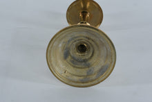 Load image into Gallery viewer, Solid Brass Candlestick – Round Stepped Base – 10.5” Tall Traditional Classic Décor
