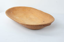 Load image into Gallery viewer, Large Hand Carved Wooden Dough Bowl Primitive Farmhouse Bread Trencher 24 Inch
