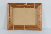 Load image into Gallery viewer, Vintage Original Oil Painting Rocky Coast Seascape Oak Frame 29 x 23
