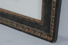 Load image into Gallery viewer, Large Ornate Black Gold Picture Frame 30 x 44 with 16 x 30 Opening
