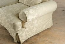 Load image into Gallery viewer, Brookwood Traditional Damask Sofa with Rolled Arms – 100”
