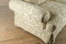 Load image into Gallery viewer, Brookwood Traditional Damask Sofa with Rolled Arms – 100”
