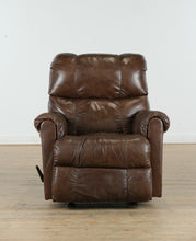 Load image into Gallery viewer, Brown Leather Rocker Recliner - Lane
